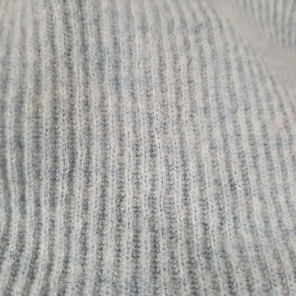 VINCE Women's XS Sweater Powder Blue Boat Neck Ribbed Knit Cashmere Wool Blend - Picture 10 of 11